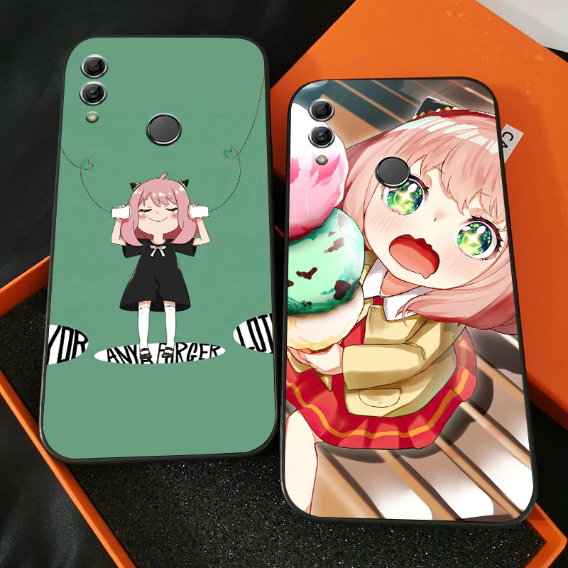 

SPY×FAMILY Anime Phone Case For Huawei Honor 7A 7X 8 8X 8C 9 V9 9A 9X 9 Lite 9X Lite Carcasa Liquid Silicon Back Coque