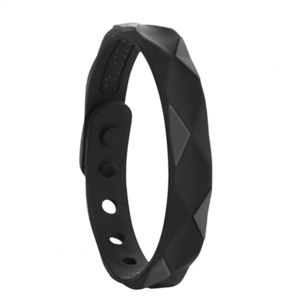 

Браслет с регулятором сахара, ремешок на запястье с 6 отверстиями, спортивная одежда унисекс, силикагель, антистатический браслет, браслет с отрицательными ионами