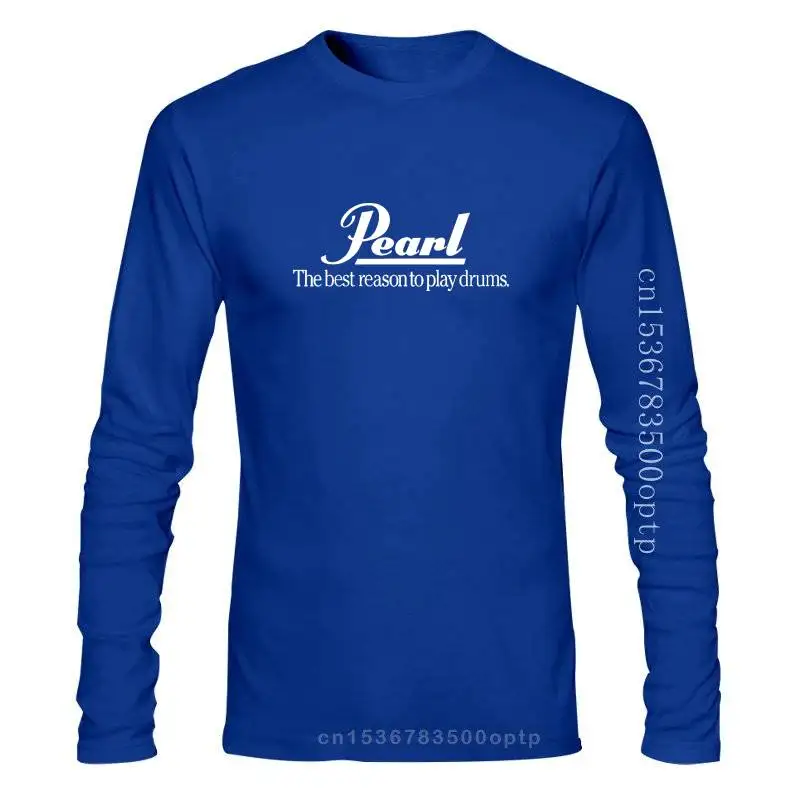 

Мужская одежда, жемчужный барабан, логотип, Мужская футболка, размер S M L XL 2XL 3XL