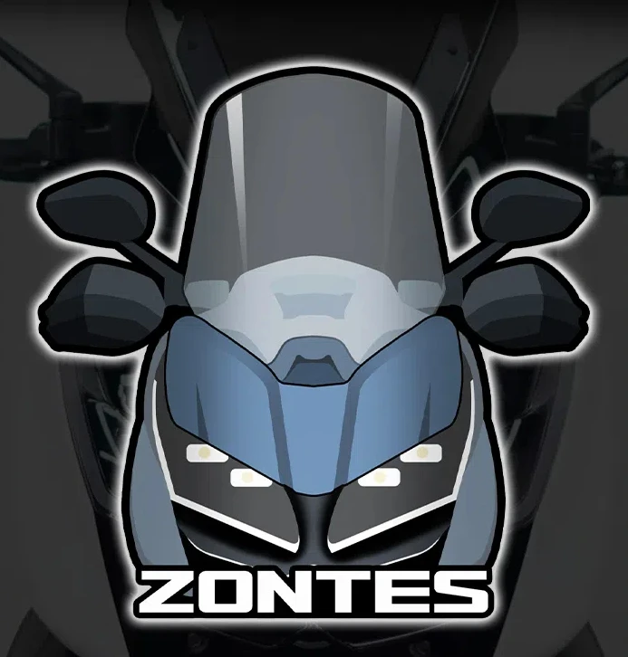 Аксессуары для мотоциклов наклейка на голову ZONTES 150M 150D 350E
