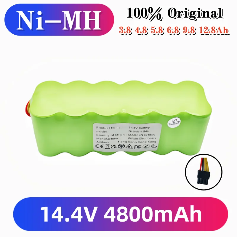 Аккумулятор lpega 14 4 В 4800 мАч совместимый с пылесосом AMIBOT ARIETE BRICIOLA DIBEA MIDEA PROFIMASTER