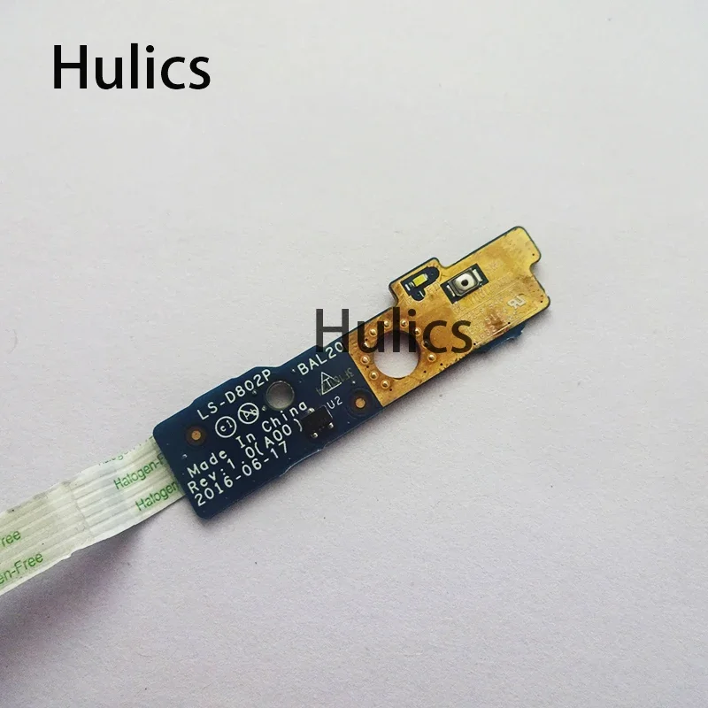 Фото Hulics использовала плата кнопки питания DELL 5567 5768 5767 5565 с кабелем NBX0001YY00 LS-D802P №1