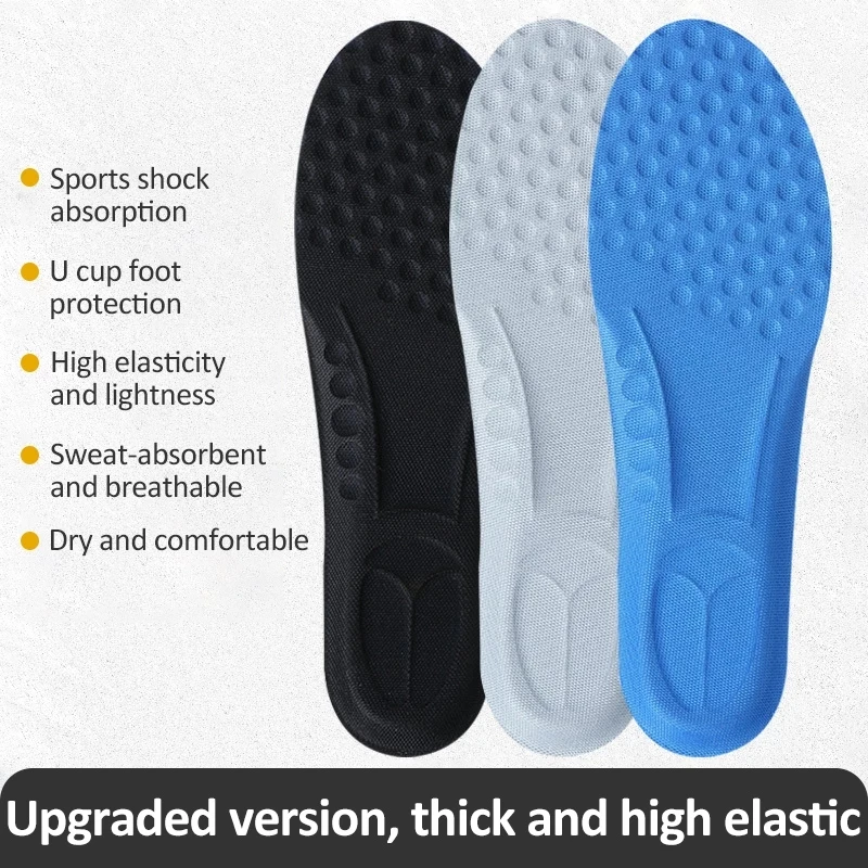 

35-45Code Insoles Foam Insoles For Shoes Sole Deodorant Breathable Cushion Running Insoles For Feet Man Women Orthopedic Insoles