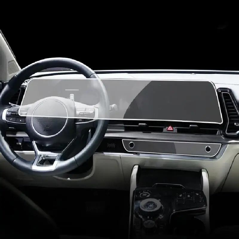 

For Kia K8 GL3 2021-2023 Car GPS navigation Protective film LCD screen TPU film Screen protector Anti-scratch film fitting refit