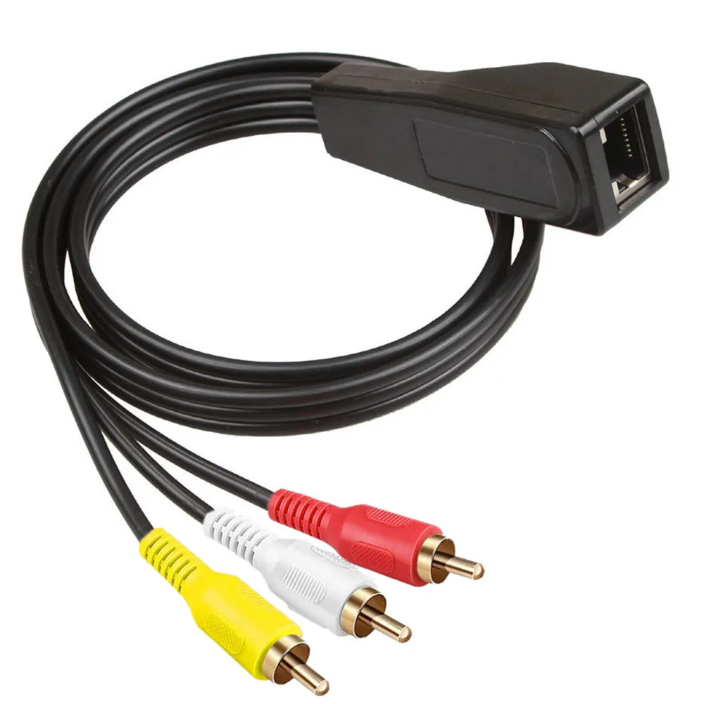 Переходник с гнезда RJ45 на гнездо 3RCA, гнездо rj45 на гнездо 3 lotus, с удлинителем и удлинителем сетевого кабеля для 305 м аудио и видео кабеля Переходник с гнезда RJ45 на гнездо 3RCA, гнездо rj45 на гнездо 3 lotus, с удлинителем и удлинителем сетевого кабеля для 305 м аудио и видео кабеля