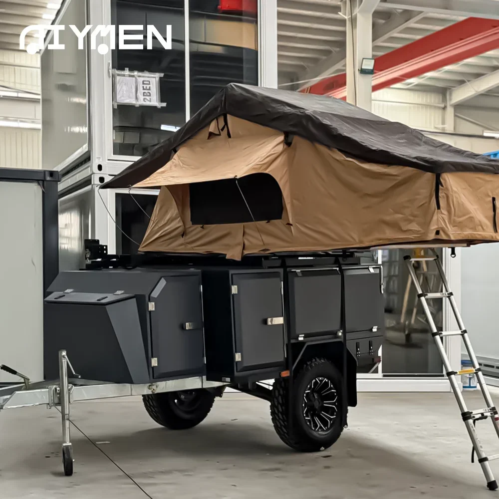 Pop Up Camper Slide In Dak Hard Sided Motorcycle Utility Trailer Cheap Base Camp Camion Coach Te Koop Top