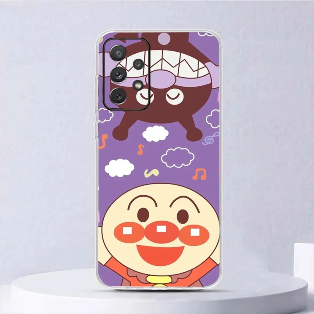 Чехол для телефона Cute Cartoon A-Anpanman Samsung Galaxy A31 A33 A52 A13 A02 A53 A50 A73 A72 A40 A20 A23 A54 A14 A34 задняя