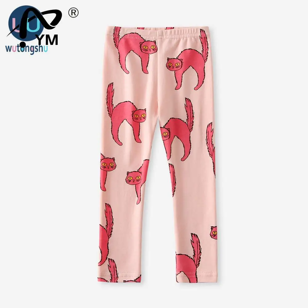 

New Kids Girl Leggings Cotton Linen Autumn Animal Pattern Christmas Casual Winter Pants Sports Leggings for Baby Boy Clothes