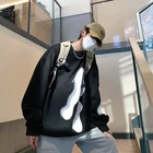 Мужские толстовки в стиле хип-хоп Privathinker, повседневные толстовки большого размера с капюшоном, повседневная одежда, мужские пуловеры в стиле Харадзюку