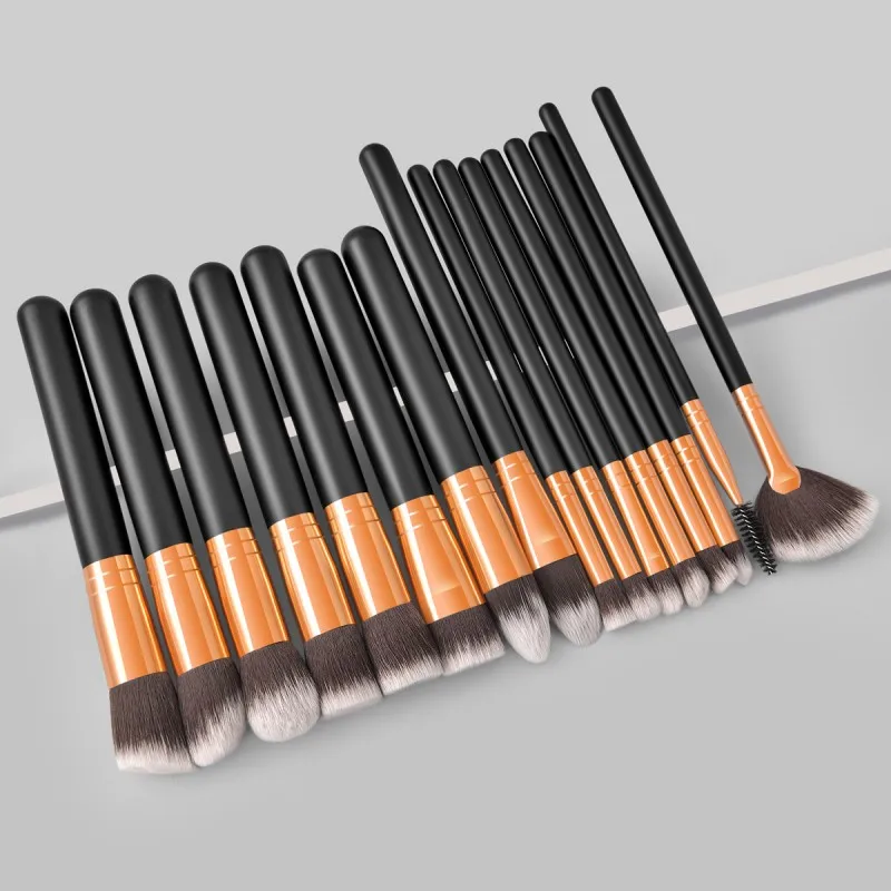 

16pcs Face Makeup Brushes Set Foundation Powder Contour Blusher Highlighter Brush Complete Function Cosmetic Brush Kit