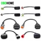 6pin OBD2 разъем для KTM HONDA Мотоцикл 4Pin для HarleyDucati OBD 16Pin Удлинительный кабель для KawasakiYAMAHA
