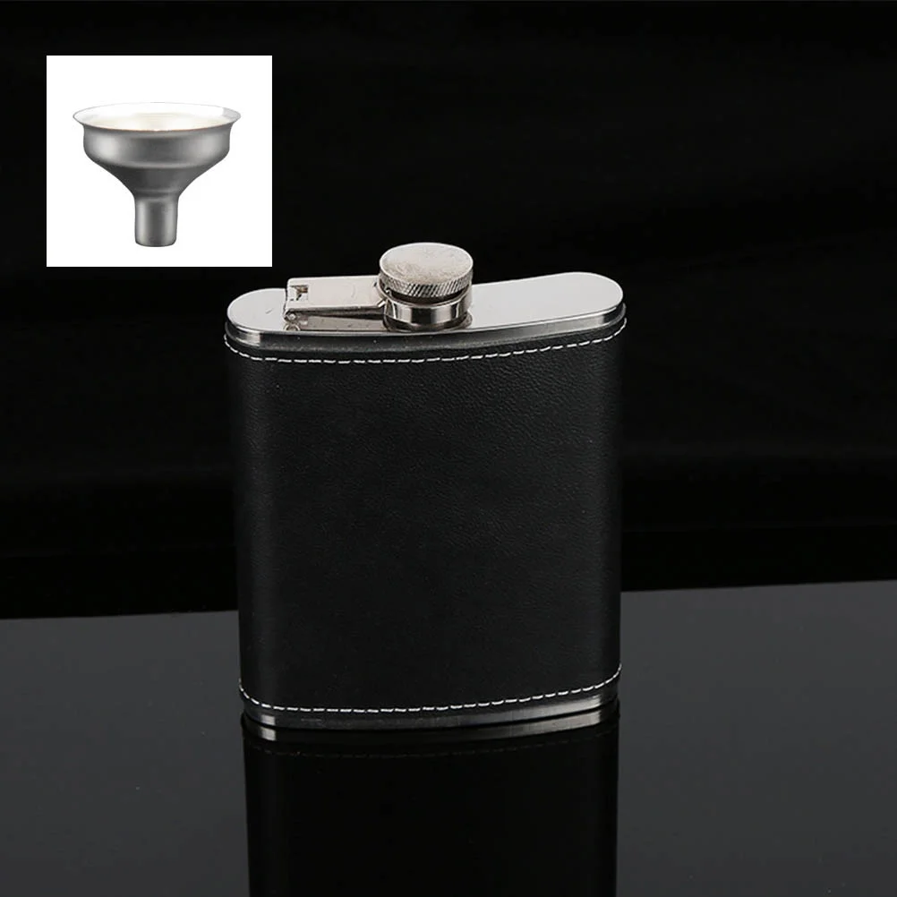 

1 Pc Hip Flask Pocket Stainless Steel Leak Proof Discreet Canteen Container Hip Flask for Whiskey Vodka Rum