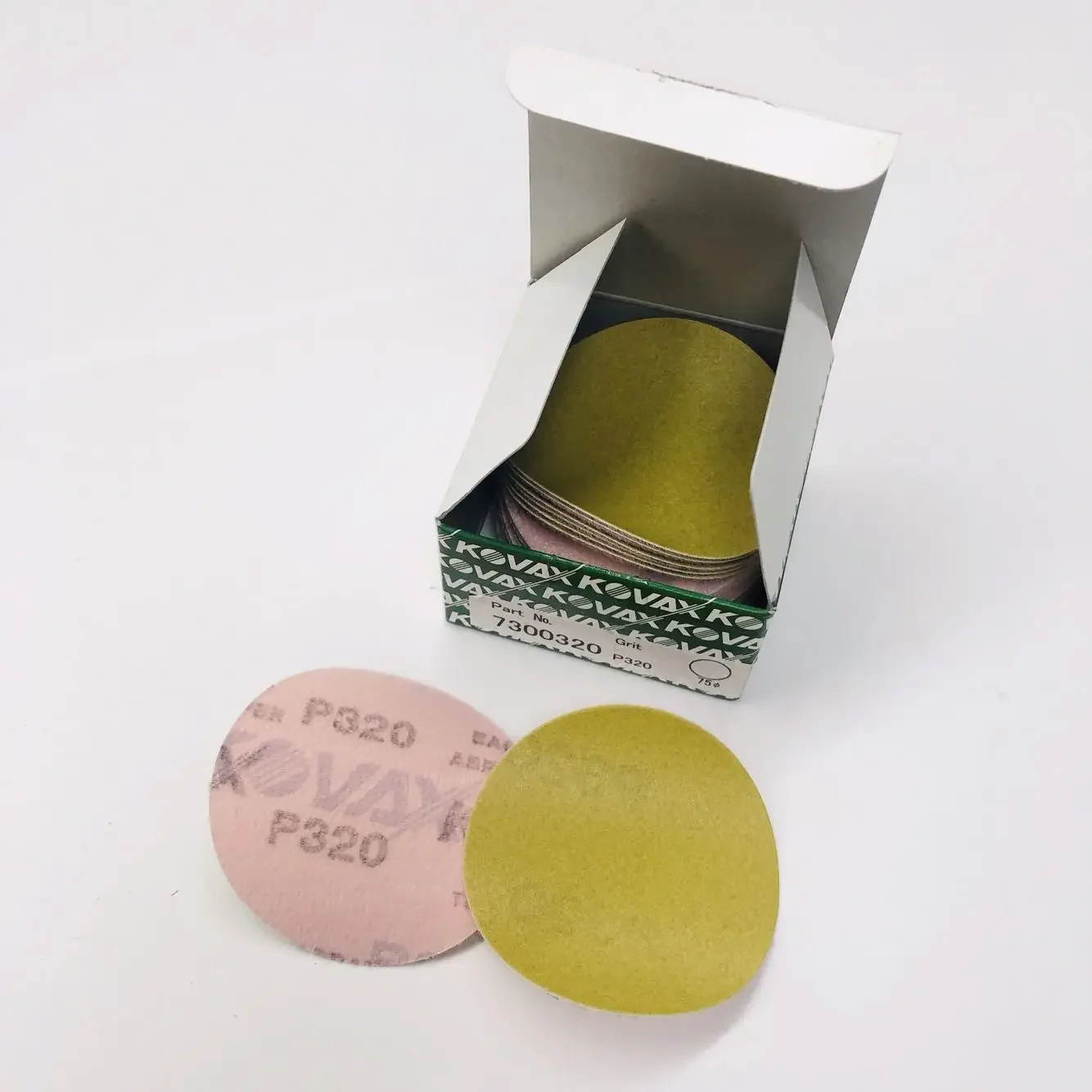 10 шт. 3-дюймовый SuperAssilex Япония KOVAX сухая полировка наждачная бумага супер тонкий