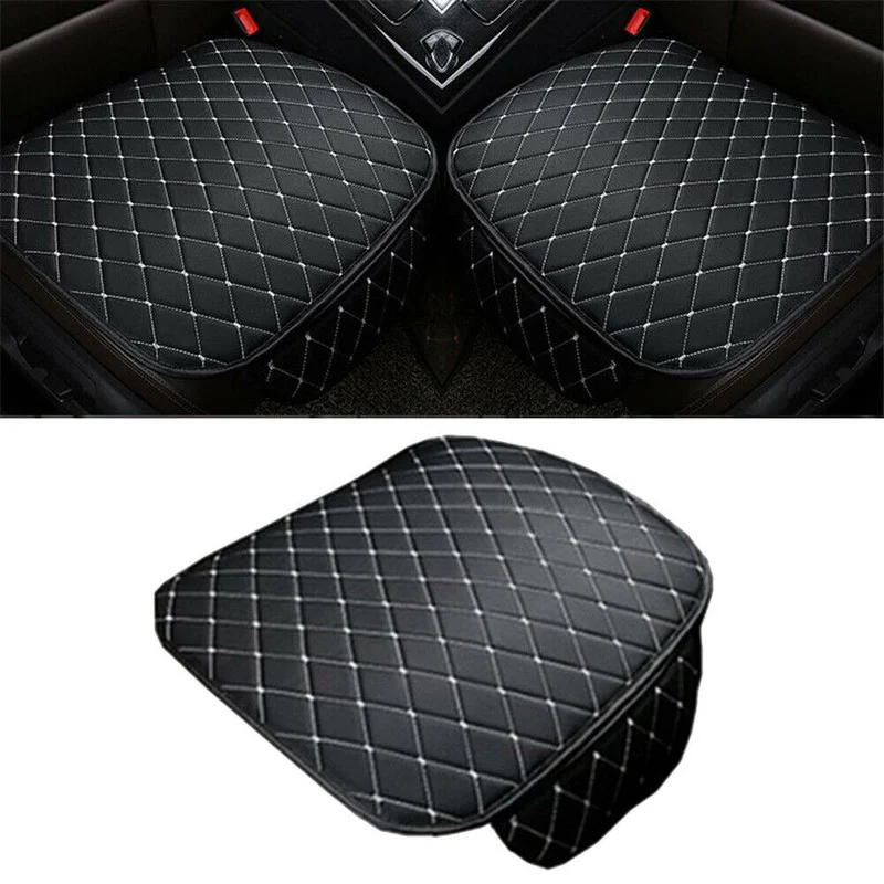 

Front Rear Car Seat Cover PU Leather Cushion Protector Interior Car Accessories Universal Seat Mat Pad Car Interior Accessories