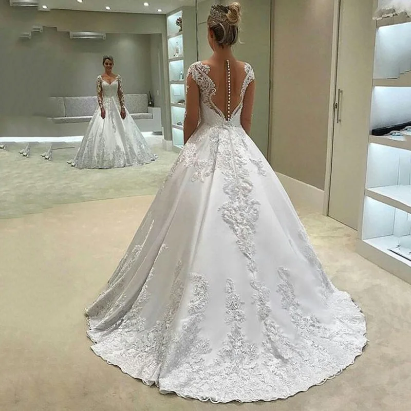 Белое Атласное платье с аппликацией новинка соблазнительное бодикон v-образным