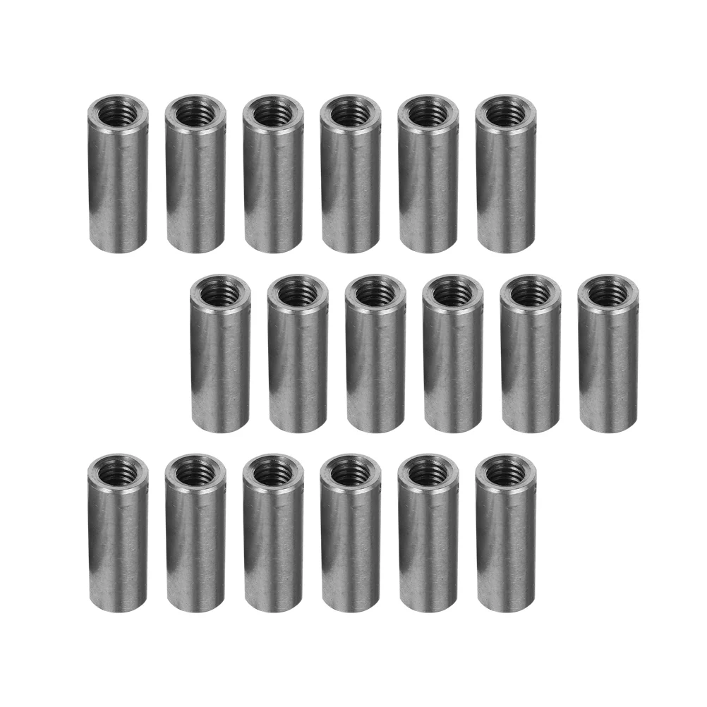 

Stainless Steel Nut Round Connector Nuts Coupling Sleeve Stud Connecting Pipes Fitting