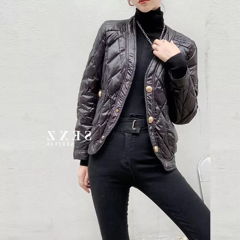 New2022 Fashion Women Short Down Jacket White Duck Down Jackets Spring And Autumn Casual Style Coats Female Outwear