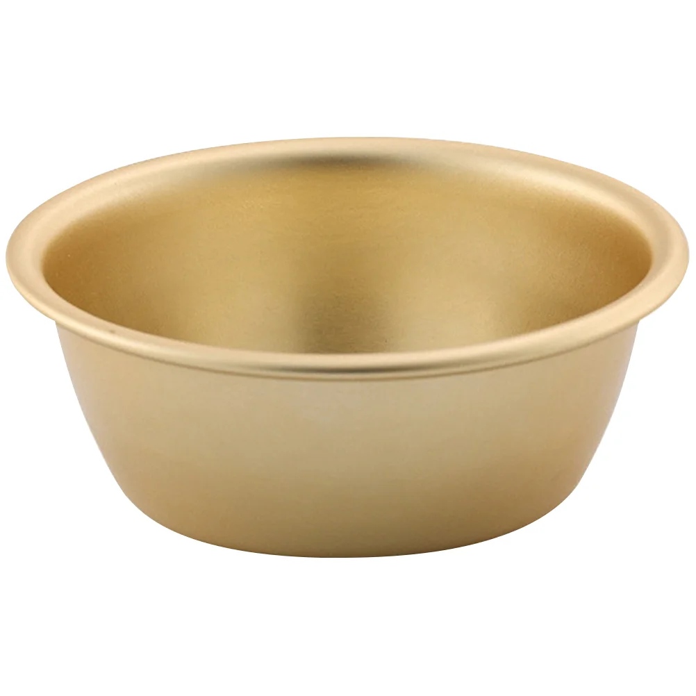 

Bowl Korean Bowlssoup Camping Sauce Dish Cup Soy Cream Ice Small Dipping Hiking Makgeolli Melting Pot Boiler Ramekins Metal Rice