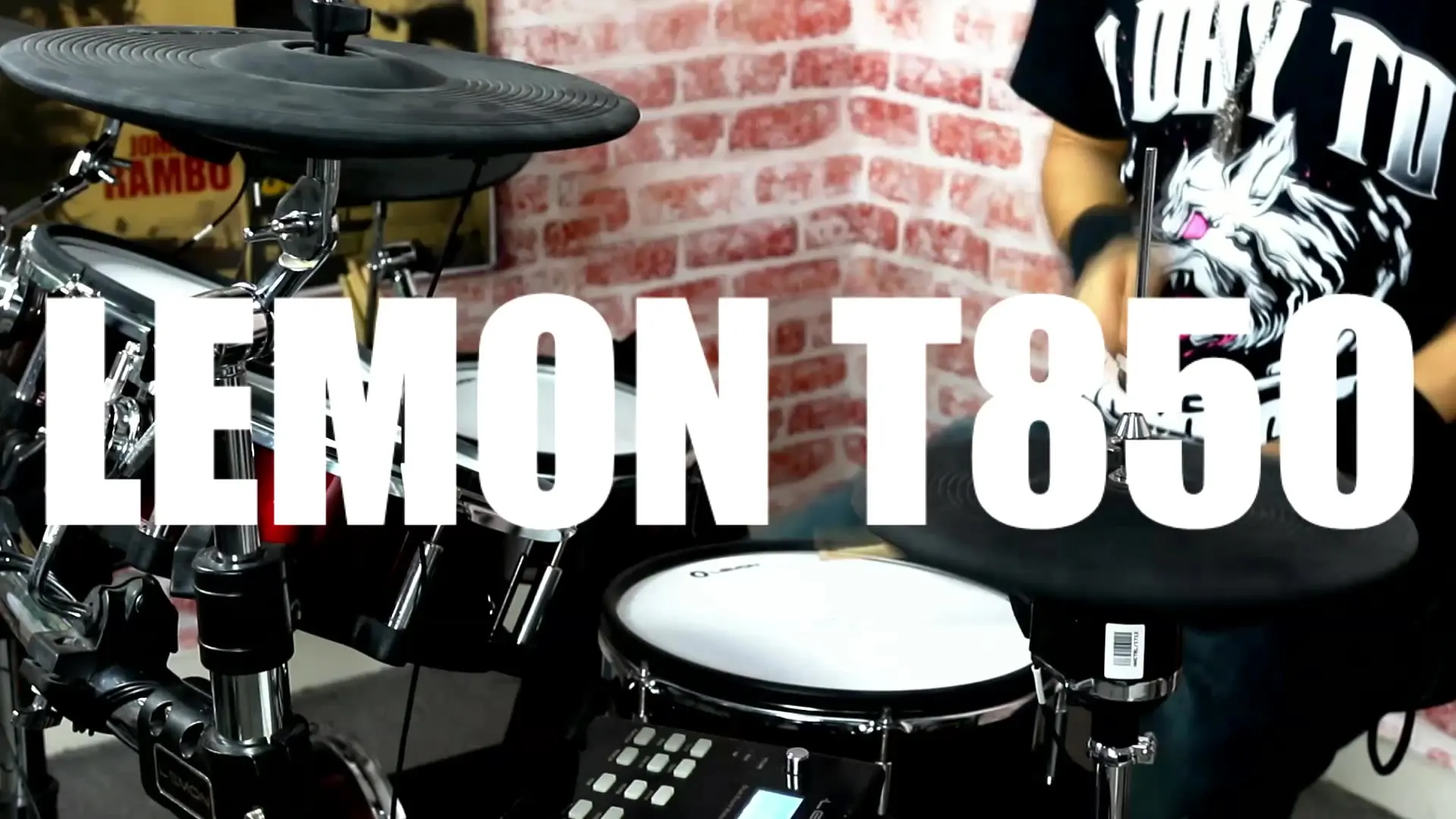 

Lemon cymbal Hi-hat and sensor set for electronic drum