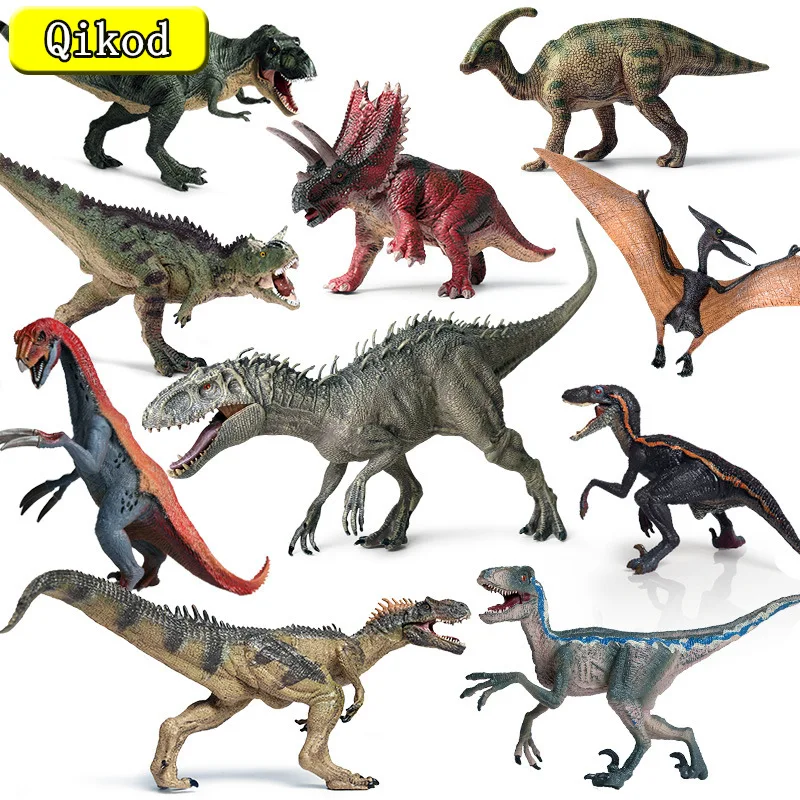 Lifelike Jurassic Dinosaurs World Animal Model Indominus Rex Pterosaur Mosasaur Action Figures PVC Collection Kids Toys Gifts