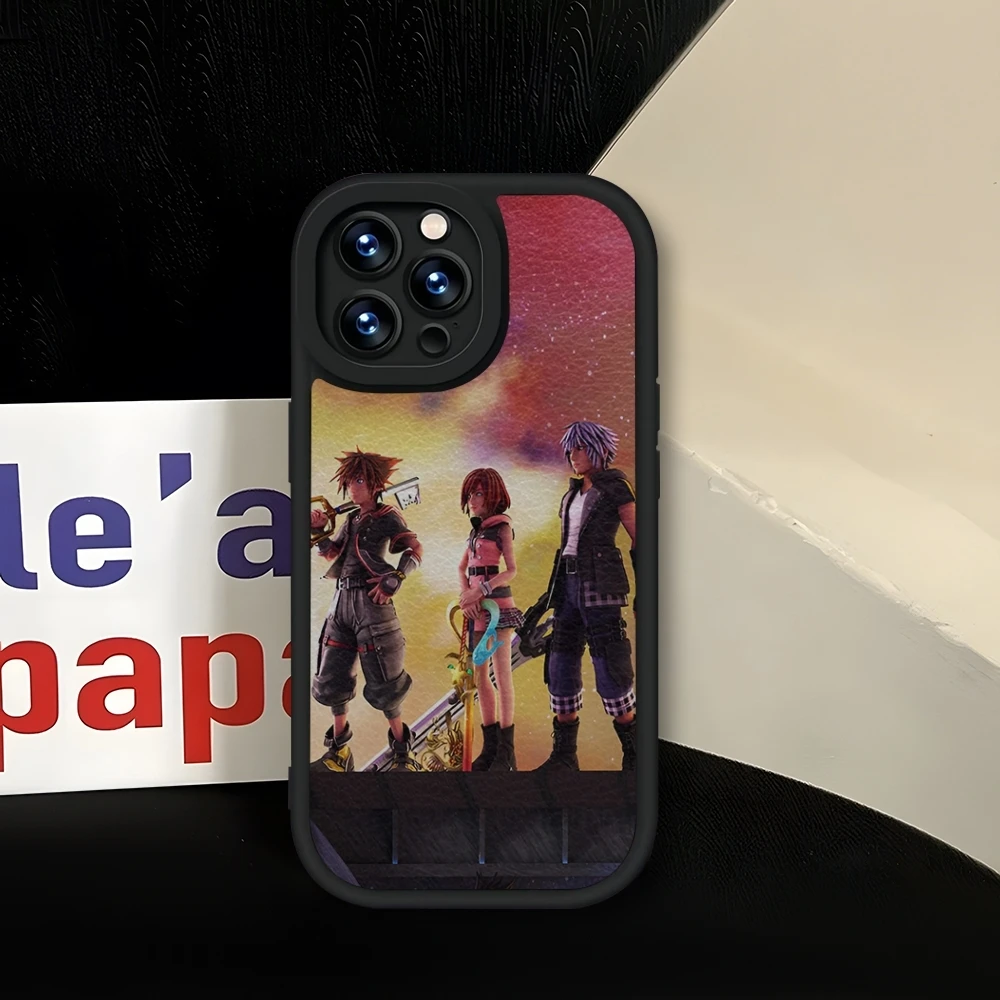 Фото Чехол для телефона Kingdom Hearts силиконовый мягкий черный для IPhone 13 14 16 15 12 11 Pro Max Mini Xs Xr Plus SE2020 кожаный чехол №2