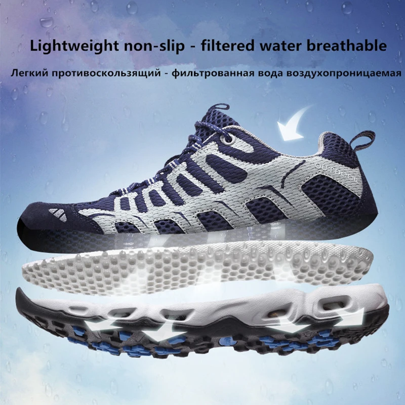 JIEMIAO Quality Casual Shoes New Summer Men Sneakers Fashion Outdoor Couple Hiking Shoes Comfortable Mesh Men Shoes Size 35-46