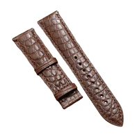 crocodile leather strap no buckle watch band compatible for longines omega tissot mido 20mm 22mm mens 20 watchs