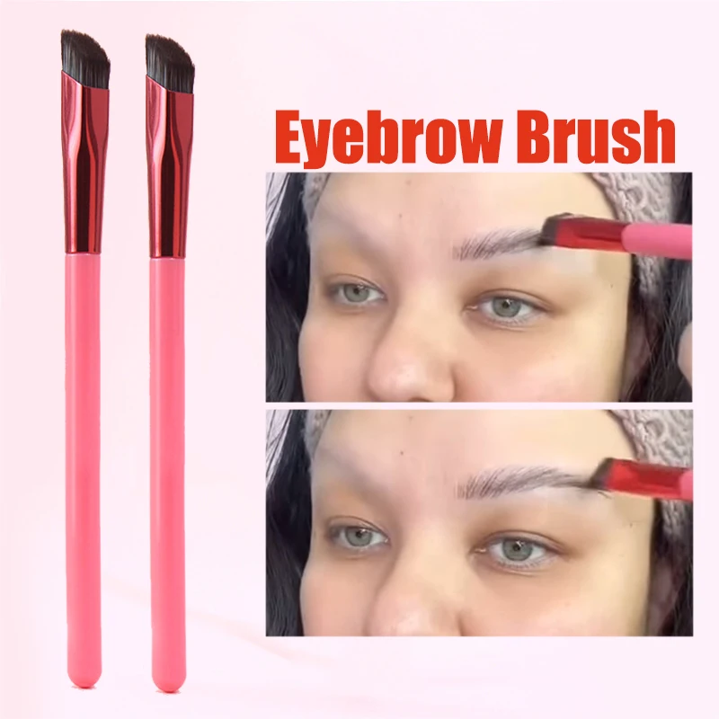 

Multifunction Wild Eyebrow Brush Simulated Stereoscopic Contouring Eyebrow Hairline Eyeshadow Concealer Square Make Up Brushes