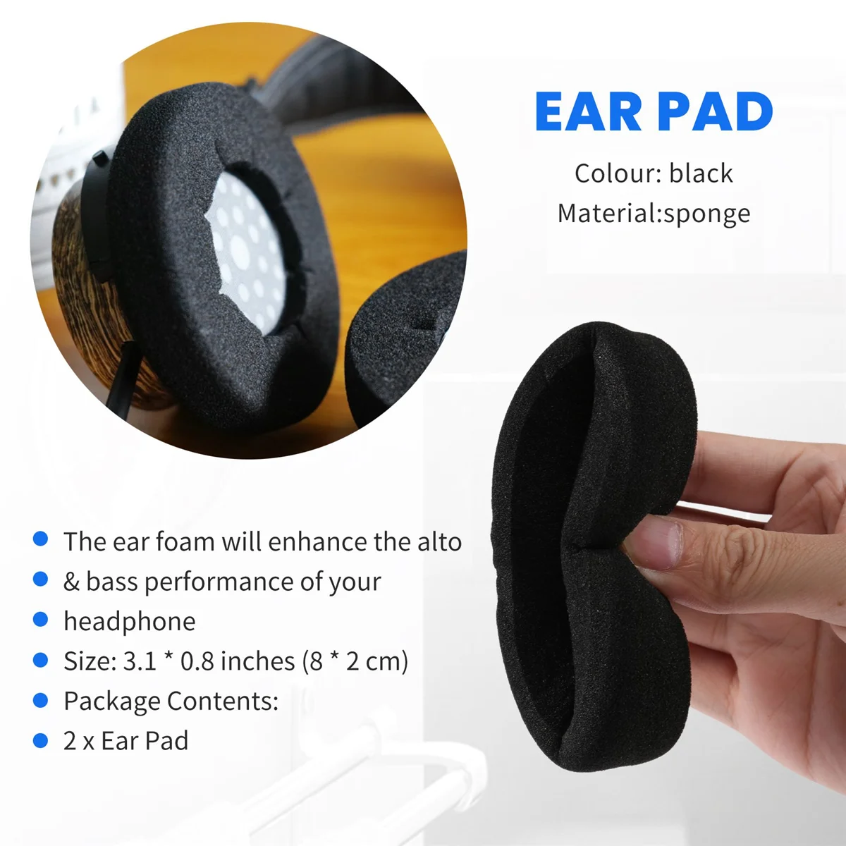 Для наушников GRADO SR125 SR225 SR325 SR60 SR80 M1 M2 PS1000 GS1000 сменные амбушюры из пенопласта с