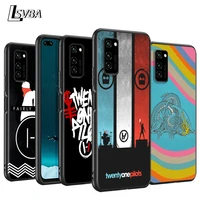 twenty one pilots silicone cover for huawei p50 p40 p30 p20 pro p10 p9 f8 lite e plus 2016 5g black tpu phone case