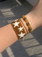 yuokiaa star miyuki delica seed bead bracelets for women handmade woven summer friendship boho bracelet armband jewelry pulseras