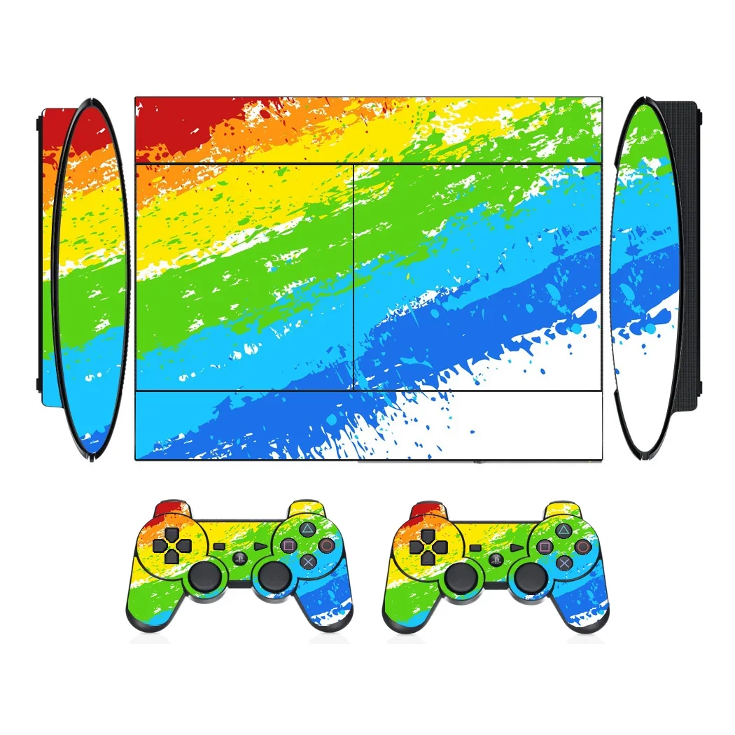 Виниловая наклейка COOL COLOUR Rainbow 1333 для Sony PS3 Super Slim