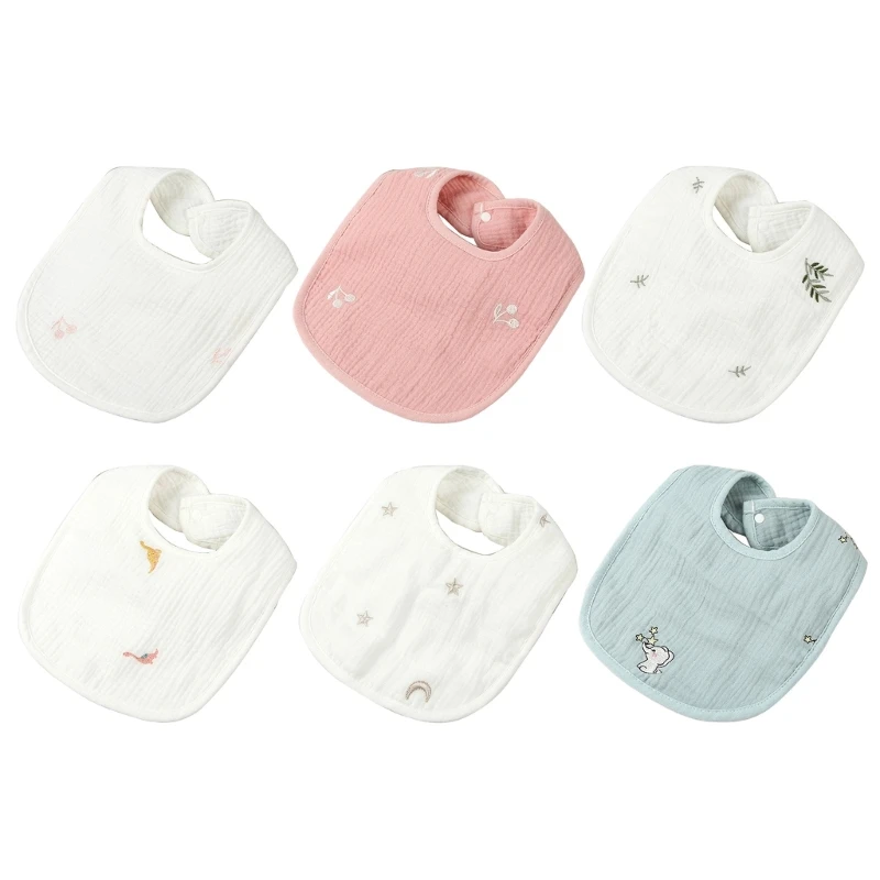 

N80C Cotton Towel Wiping Towel Feeding Bibs Handkerchief Newborns Infant Soft Hand Cloth U-shaped Saliva Towels Baby Supplies