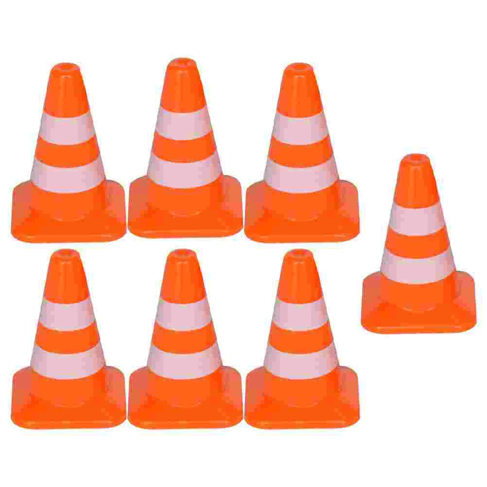 

7pcs Exquisite Roadblock Toys Traffic Sign Toys Children Educational Toys Cone Cones