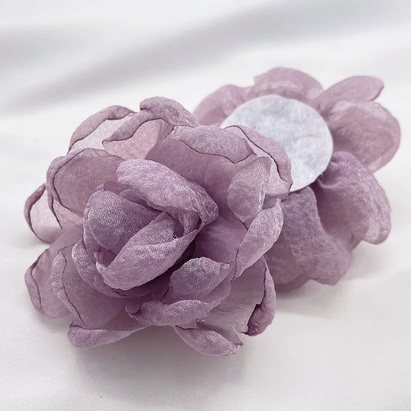 

Chiffon Artificial Flowers Head Room Wedding Decoration Home Accessories Diy Fake Flower Christmas New Year Decor