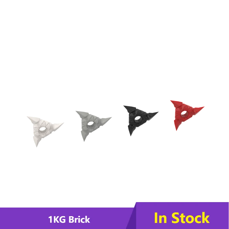 

1KG MOC Assembles Particles 614410 3.2mm hole Ninja Star Building Blocks Educate Replaceable Parts Toys For Child Gift 5500PCS