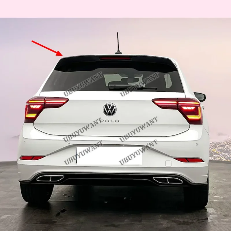 Спойлер на крышку багажника в стиле GTI для Volkswagen POLO 9 (2022-2023), ABS, аксессуар для автомобиля (art.: 3920db378342d) - 3920db378342d