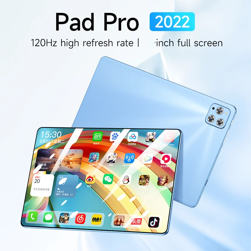 

[Global Edition] 2023 NEW 10.1'' Tablet De Chegada Pc Android 12 Polegadas Tela Grande 8+128GB Card Duplo Classe Online