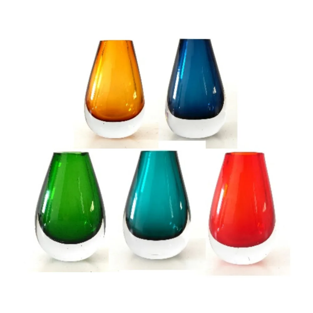 Скандинавский современный выдувной толстый низ маленький рот красочные