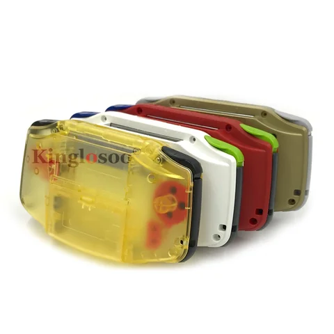 Полный комплект корпуса с резиновыми кнопками защиты объектива экрана для консоли Game Boy Advance GBA