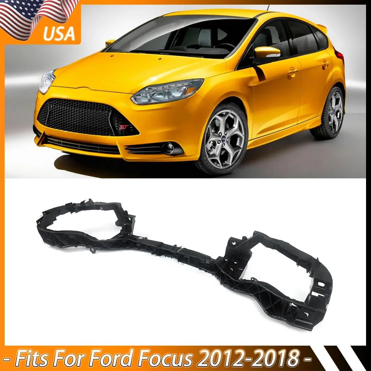 

Новая Опора радиатора в сборе для Ford Focus 2012-2018, передняя Верхняя часть CM5Z8A284A