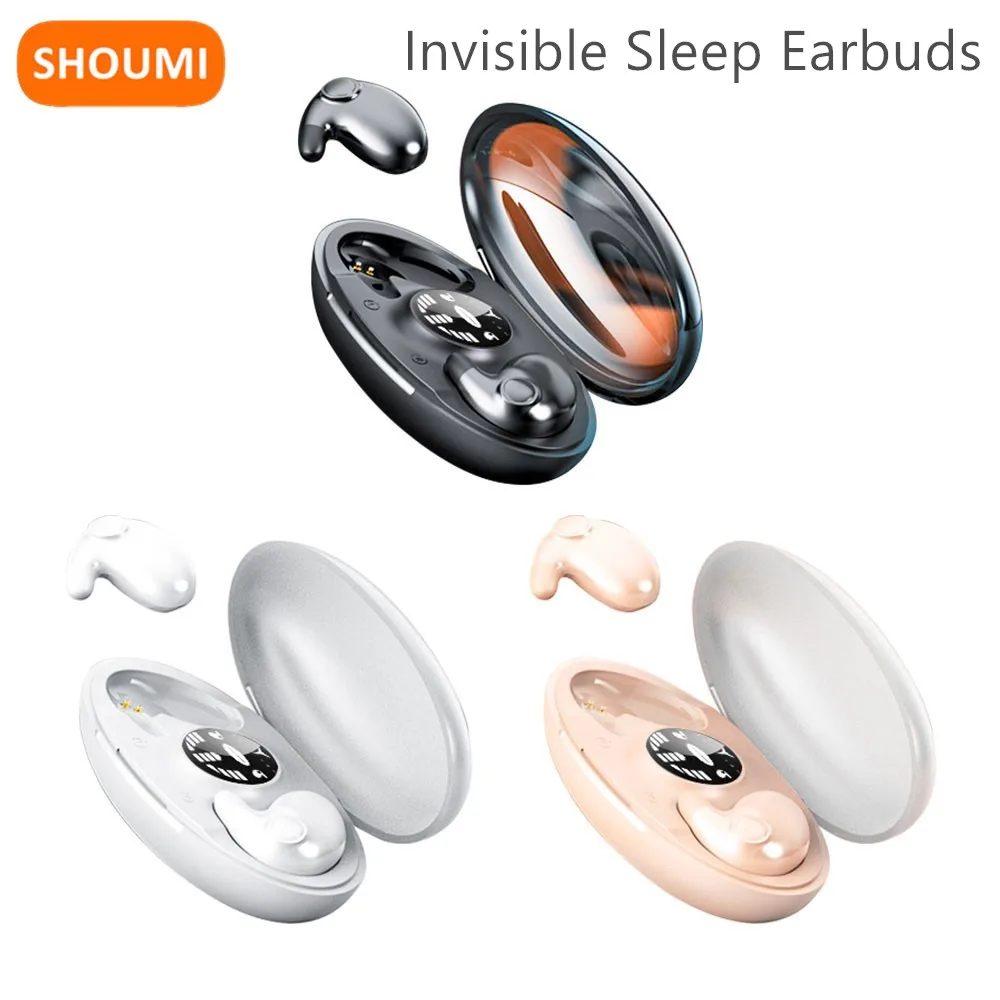 

Sleeping Earbuds Wireless Invisible Earphones Bluetooth Waterproof Headset Noise Cancel Senseless Wearing Tws Headphone with Mic