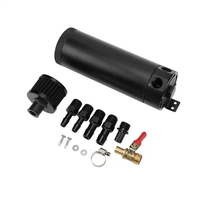 

Воздушный масляный сепаратор, маслоуловитель банки, резервуар, устойчивый к высоким температурам, универсальный с дыхательным фильтром дл...