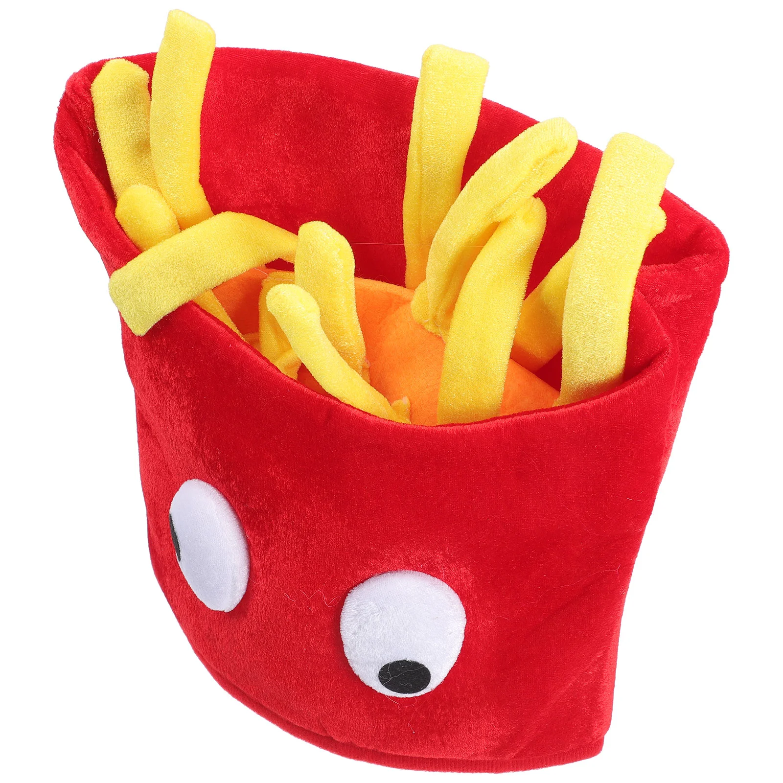 

Fisherman's Hat French Fries Shape Cap Plush Headwear Carnival Photo Prop Party Headgear