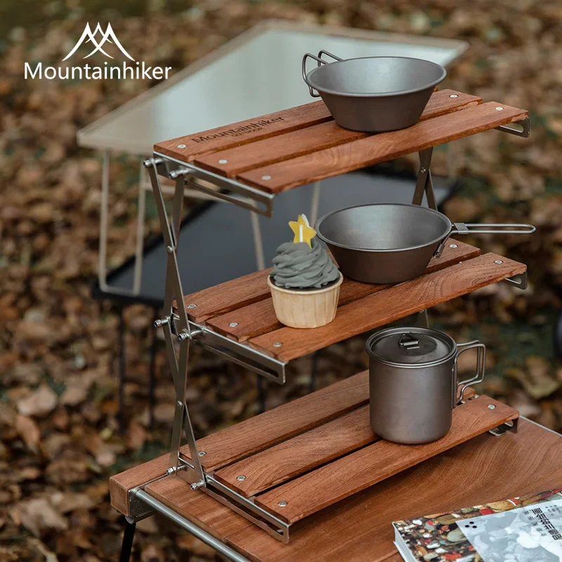 

Портативная стойка для кемпинга на открытом воздухе, трехмерная, легко носить с собой, складной стол для пикника, кемпинга, барбекю