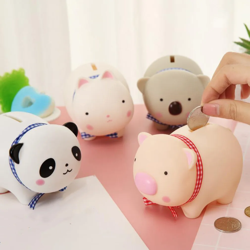 Home Decor Money Saving Box Children Piggy Money Bank Coin Bank Home Decoration