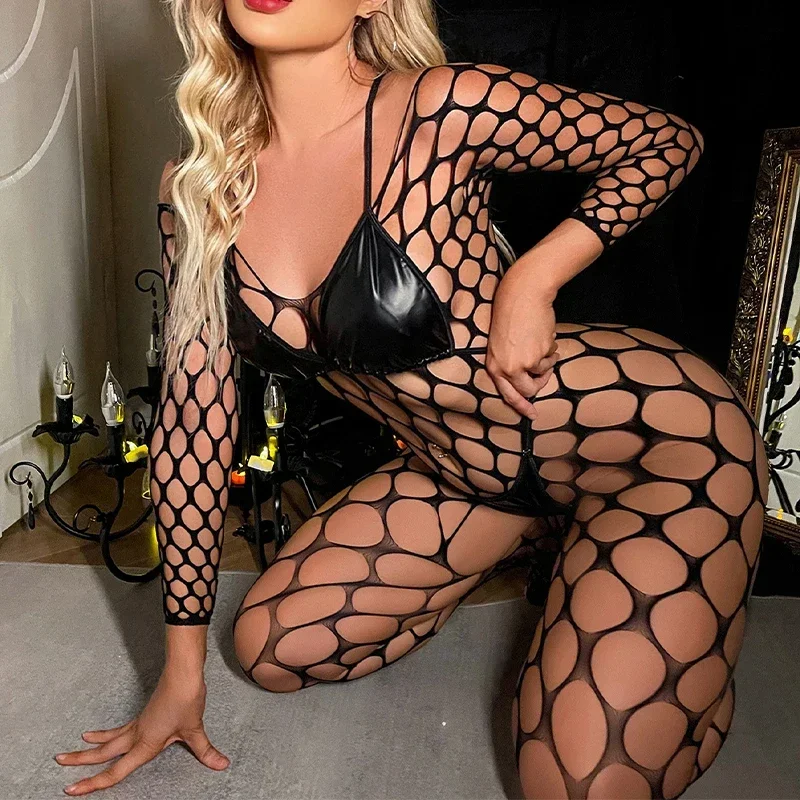Сексуальные сетчатые ажурные чулки для женщин эротическое белье сексуальный