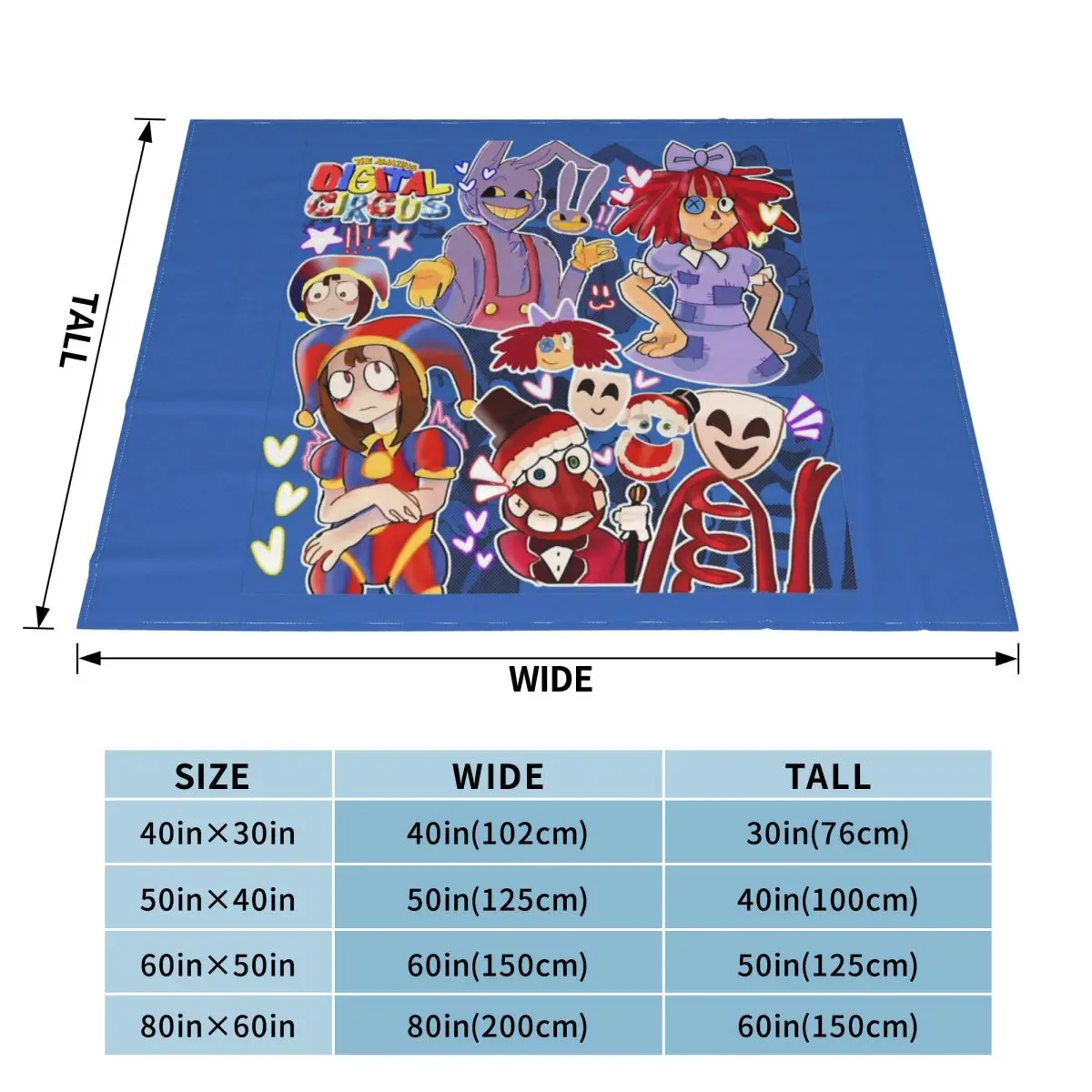 Удивительное цифровое цирковое флисовое одеяло Pomni Tadc для дома спальни легкий