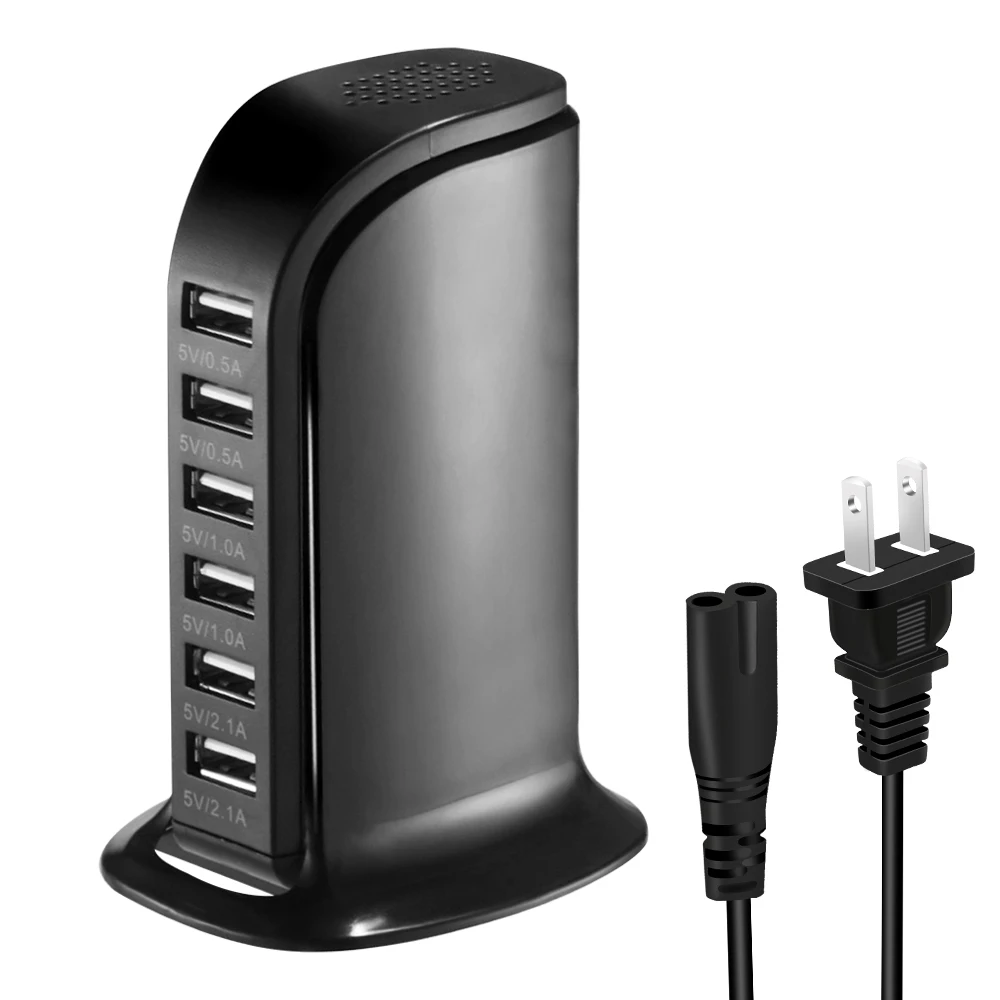 

6 USB Chargers 30W Mobile Phone Charging Socket Travel Wall Power Adapter Universal 6 Ports EU UK US AU To usb Conversion socket