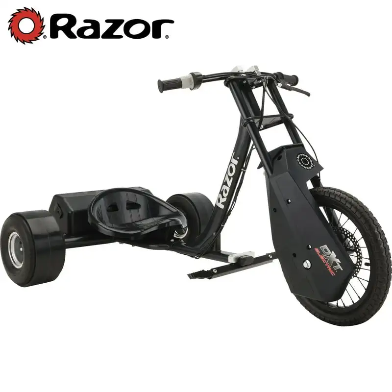 

Trike- Black, 36V Powered Ride-On with Adjustable Seat and Variable Speed Eletrick scooter Eletrick scooter E scooters Scooter f